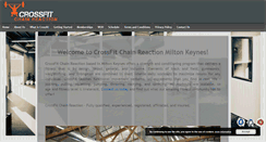 Desktop Screenshot of crossfitchainreaction.com